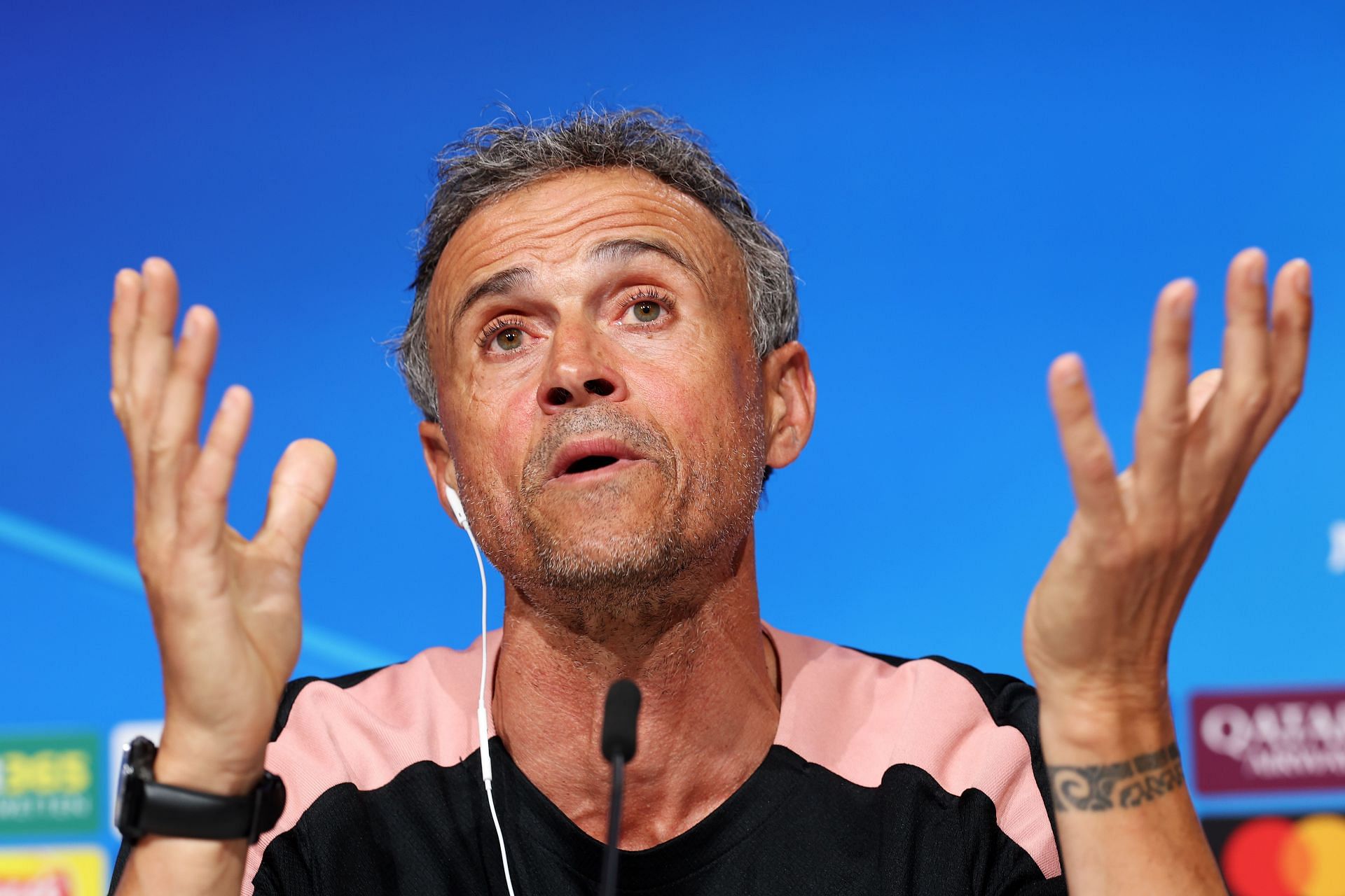 PSG head coach Luis Enrique